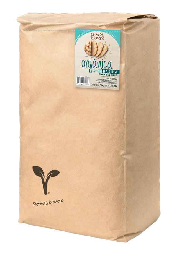 Harina Orgánica Blanca de Trigo 20 kg