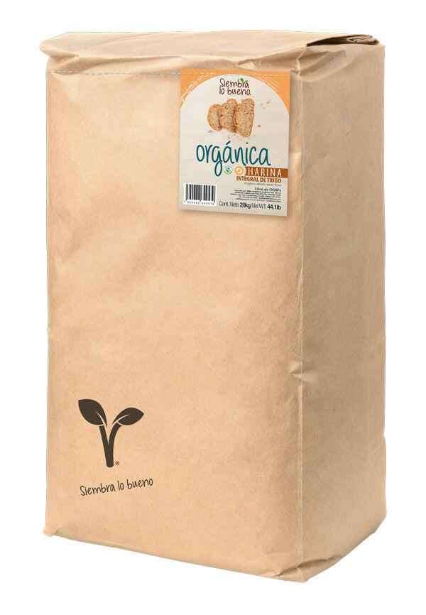 Harina Orgánica Integral de Trigo 20 kg