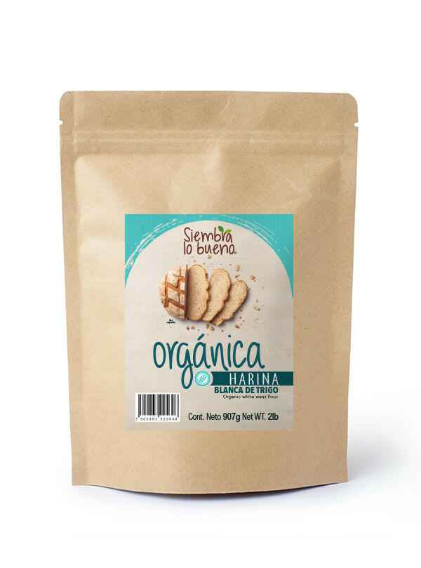Harina Orgánica Blanca de Trigo 907 g