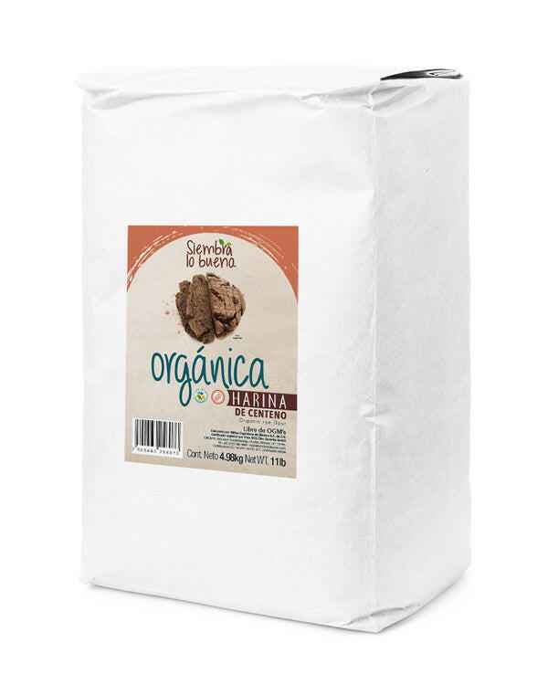 Harina Orgánica de Centeno 5 kg