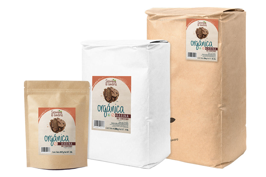 Harinas orgánicas de centeno - Siembra Lo Bueno